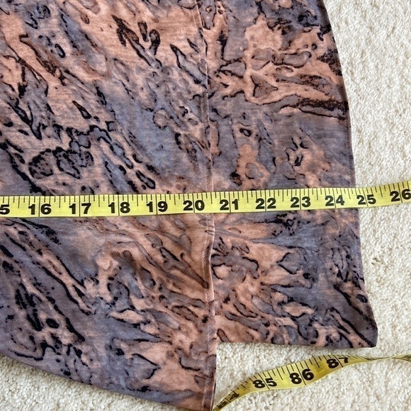 JUICY couture layered embellished gray and peach tank top Size Small - Picture 8 of 11